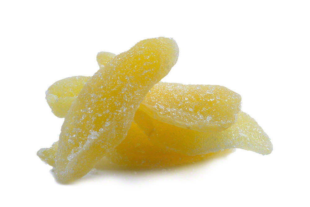 Bulk 2 lb Crystallized Ginger Kosher Dehydrated Candied Sugared Dried Slices