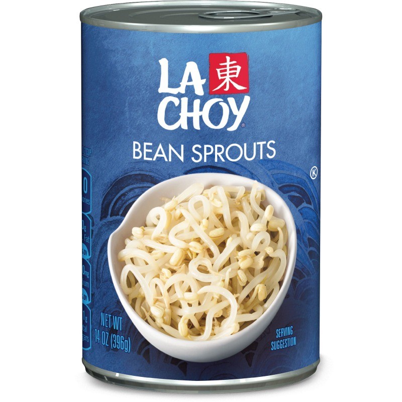 (4 pack) La Choy Bean Sprouts, Canned Vegetables, 14 oz Can,NEW