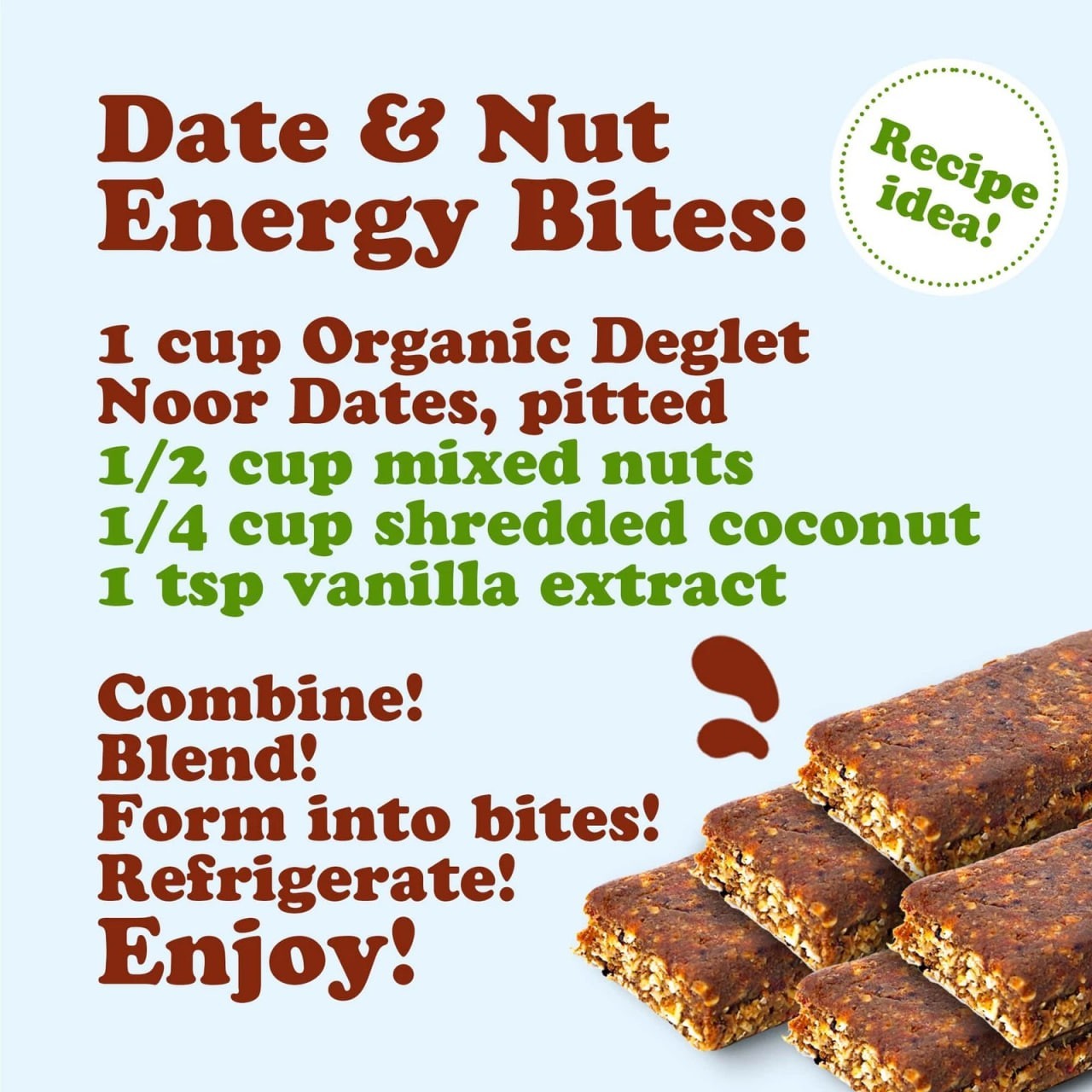 Organic Deglet Noor Dates — Non-GMO, Kosher, Raw, Vegan, Pitted — Food to Live