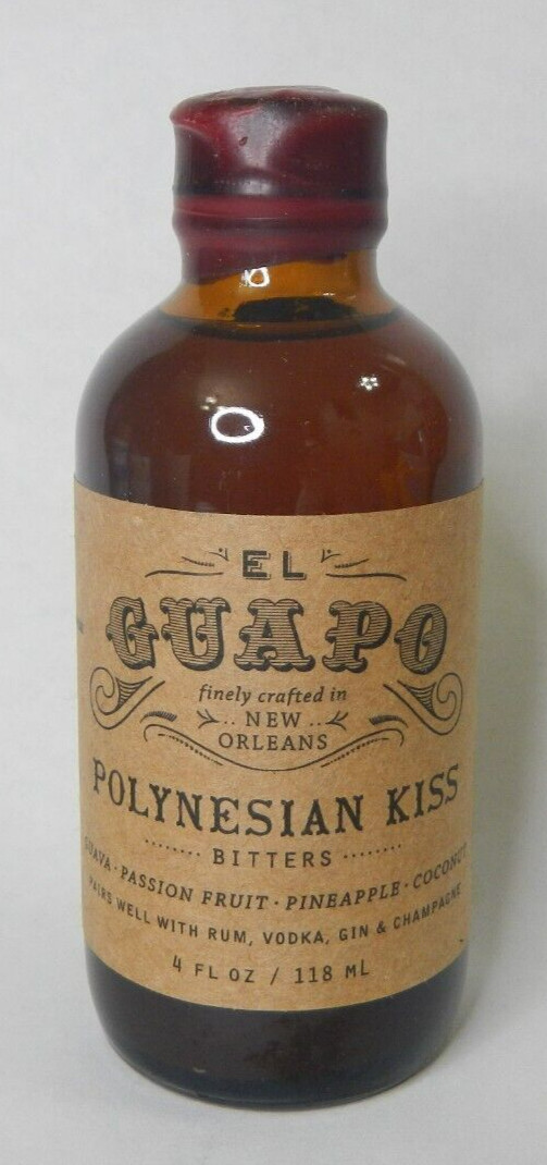 El Guapo Polynesian Kiss Bitters 4oz – 118ml Crafted New Orleans EXP JUN 30 2026