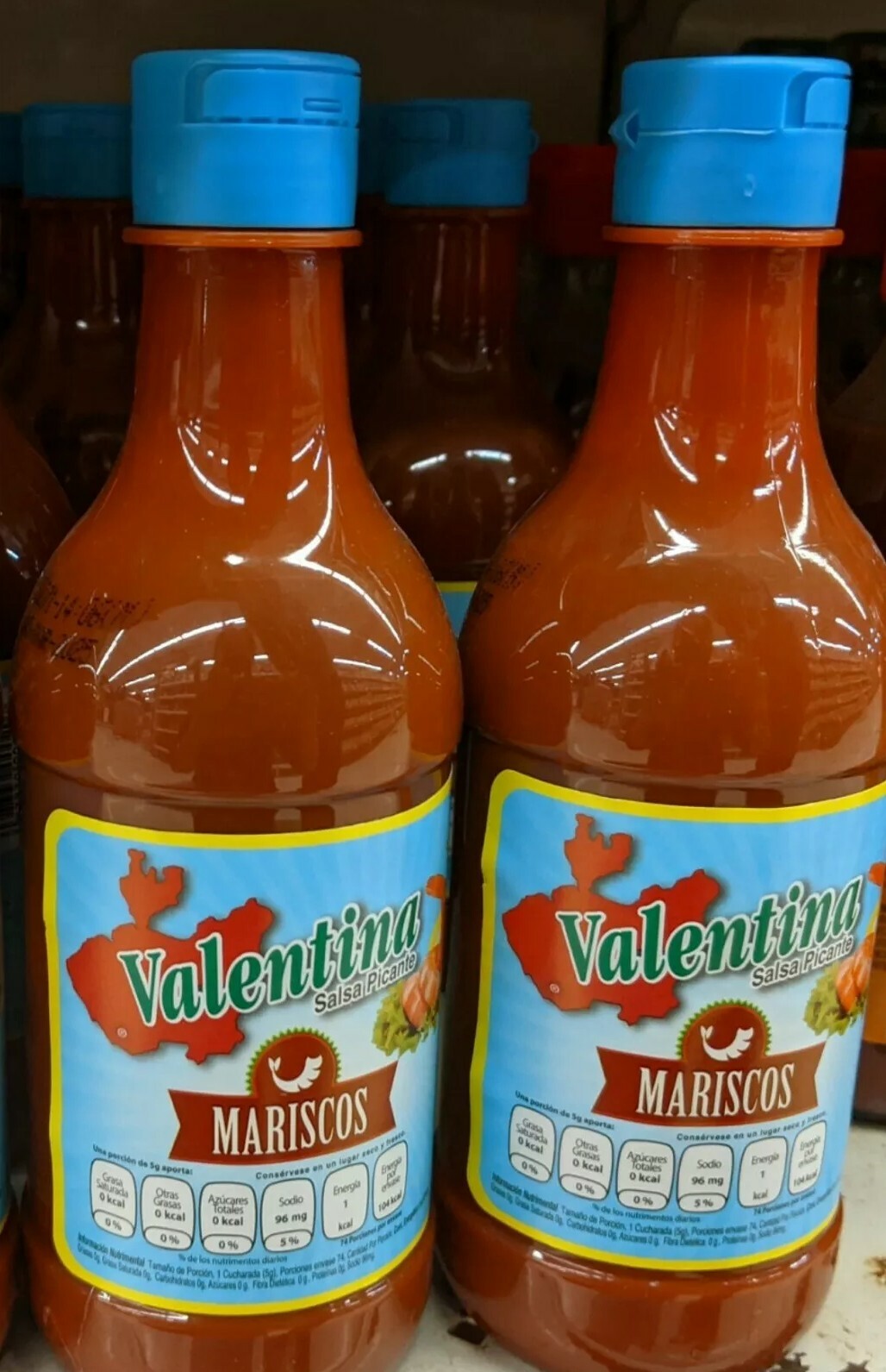 Valentina Salsa Picante De Mariscos Hot Mexican Sauce 370ml/12.5 oz 2 bottle