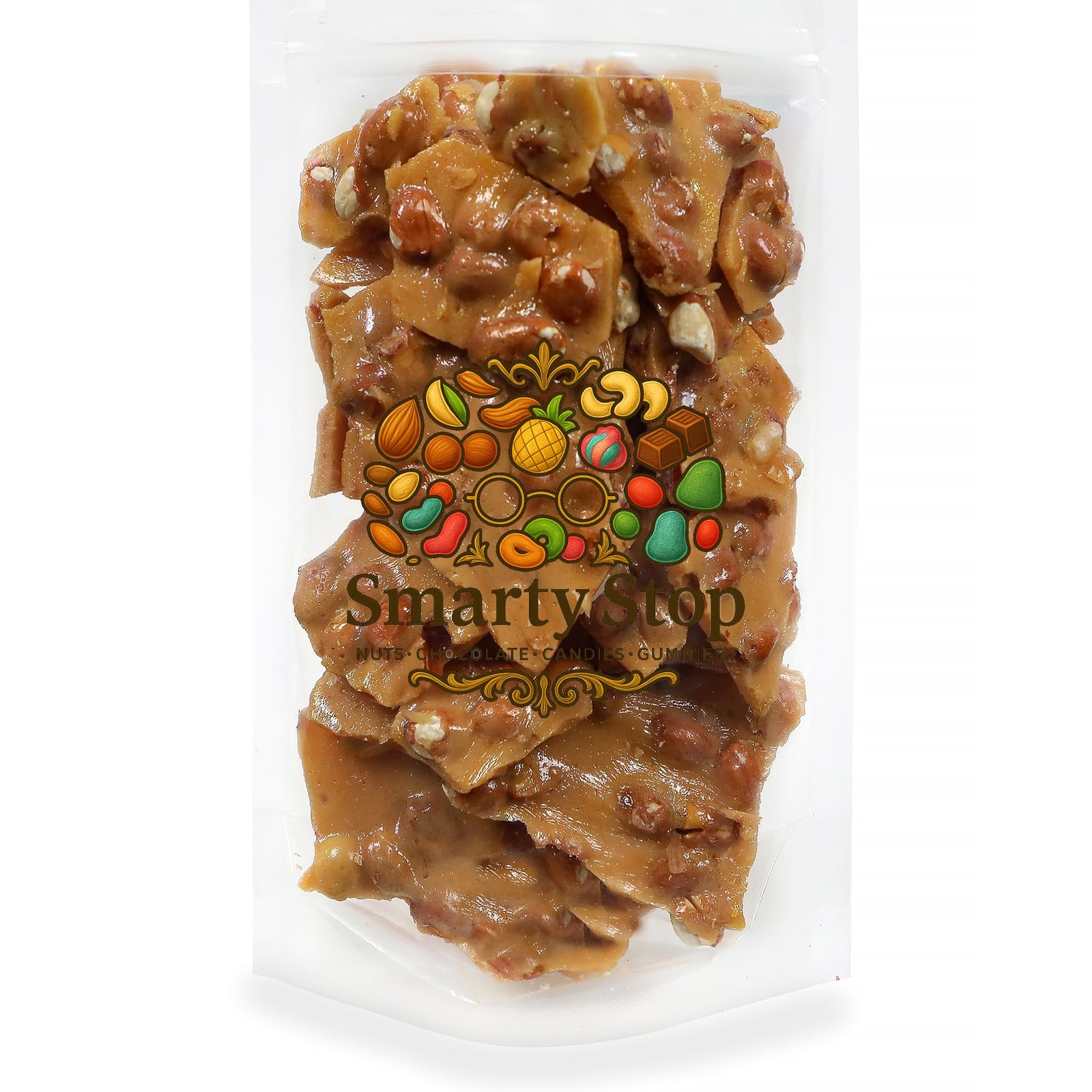 Home Style Peanut Brittle Candy by (1 Pound (Pack of 1))
