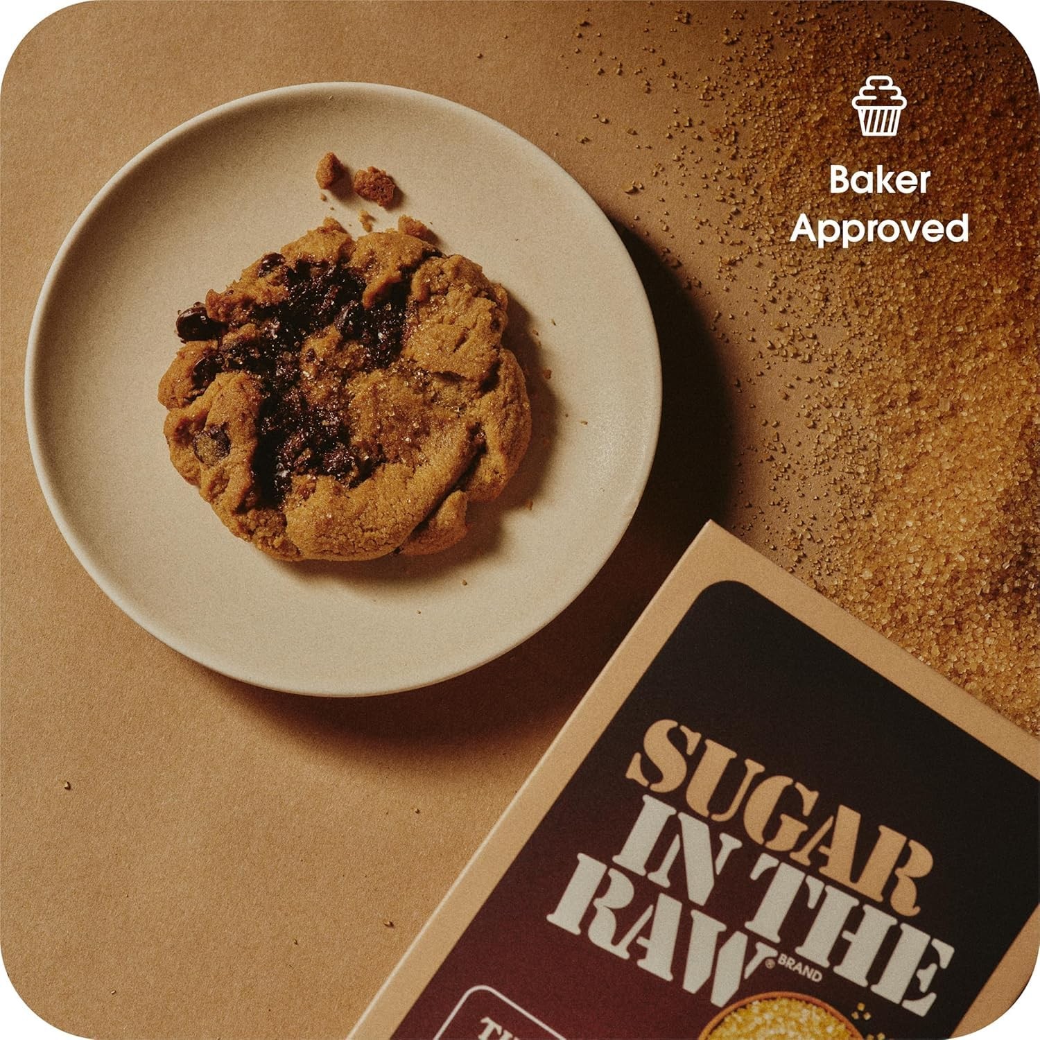Sugar In The Raw Granulated Turbinado Cane Sugar 2 LB Box Pure All Natural