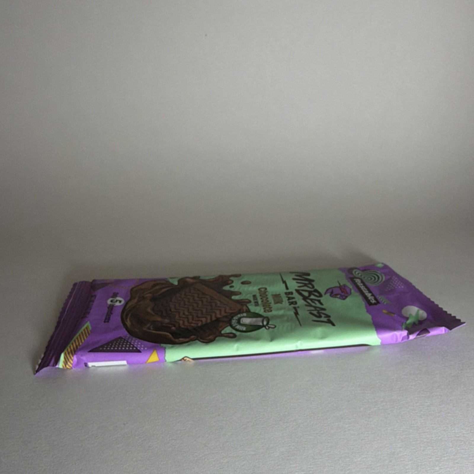 Feastables MrBeast Bar Milk Chocolate 2.1 oz (60g) 1 Pack Exp 23 (ORIGINAL BAR)
