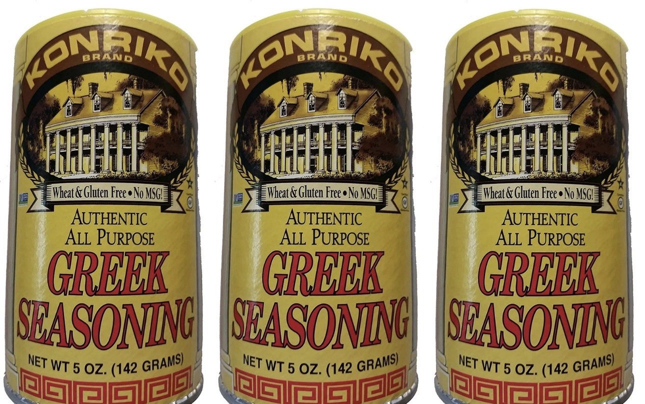 Konriko Greek All Purpose Seasoning 5 Ounce Pack Of 3 Gluten Free No Msg