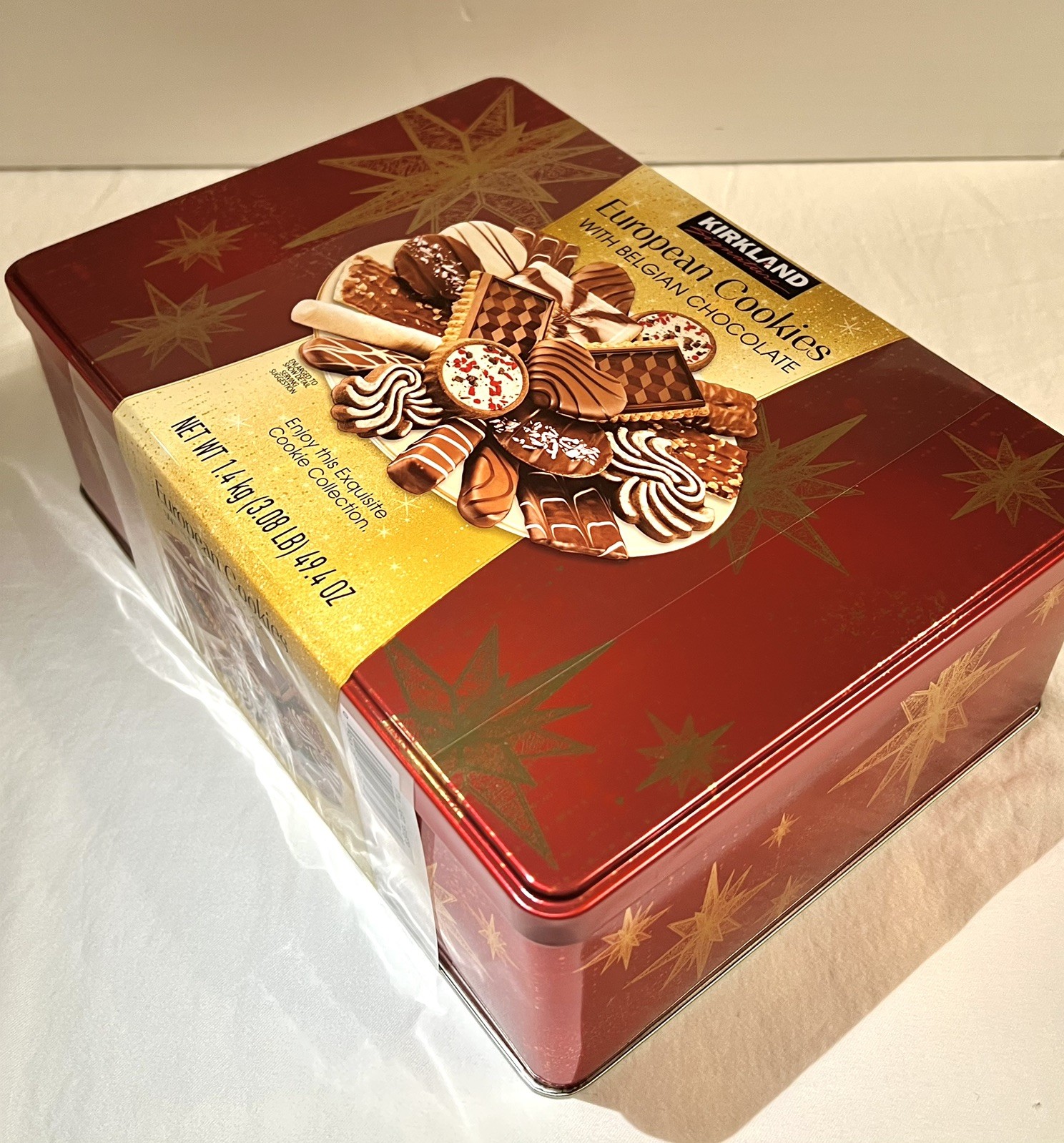 ASSORTED CHRISTMAS COOKIES W/ Belgian Chocolate! European Style – Over 3LBS!