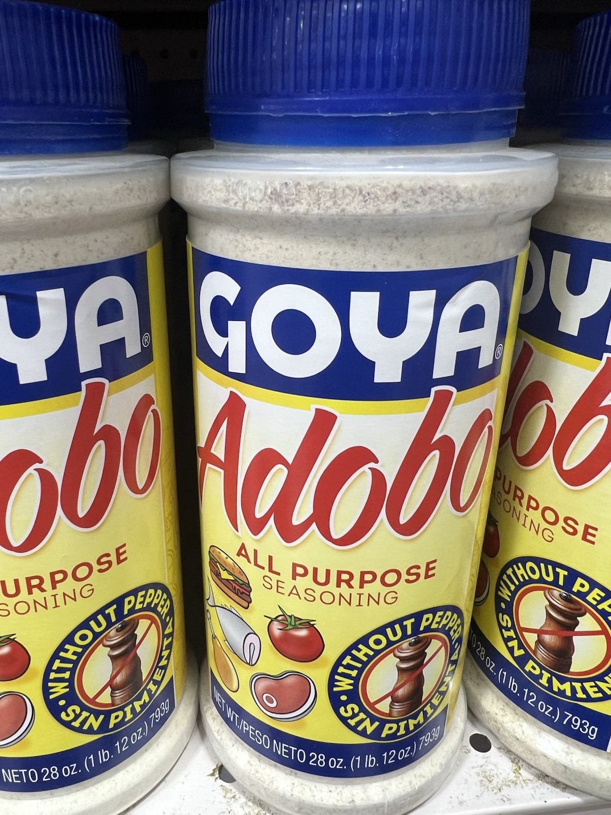 Goya Adobo All Purpose Seasoning with Pepper 2X 28 oz FREE SHIPPING