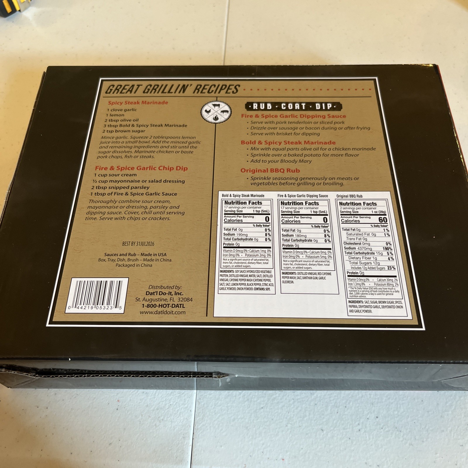 Sebastian Spice Gourmet Seasonings – “Let’s Get Grilling!” BBQ Gift Set (A)