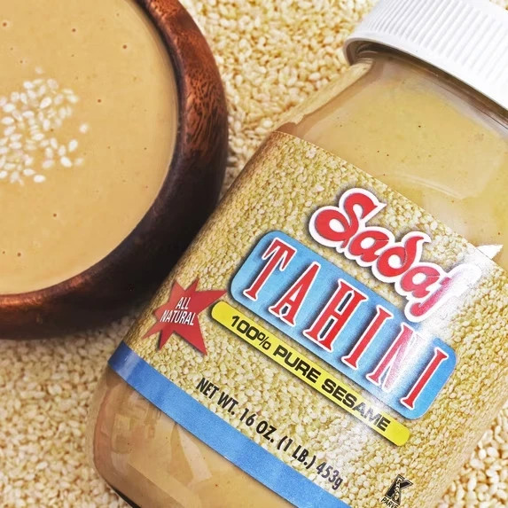 Sadaf Pure Sesame Tahini Sauce, 16 oz Jar