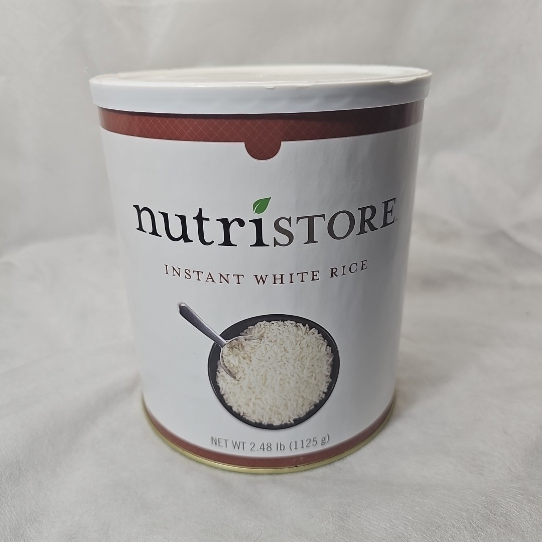 NutriStore Instant White Rice 2.48 lbs Shelf Life 30 Years (Mfg Date 9/29/2015)