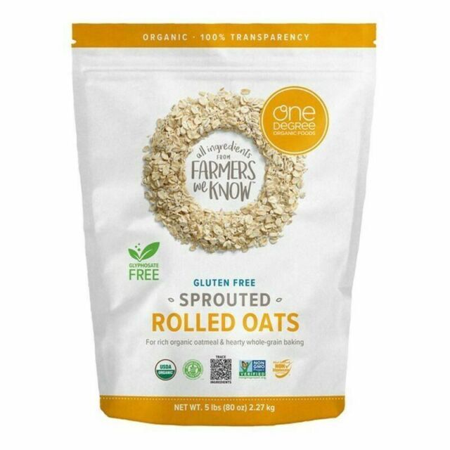 One Degree Gluten Free Sprouted Rolled Oats 5 lbs.