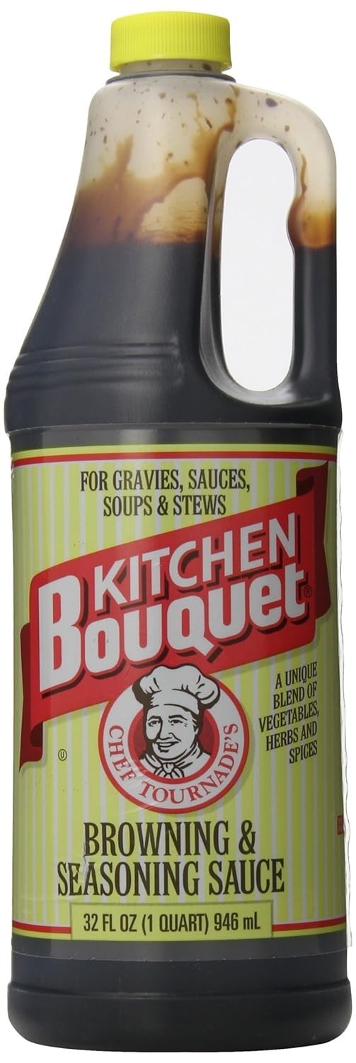 Kitchen Bouquet Browning Sauce , Flavor Enhancer Cooking, 32 oz Bottle