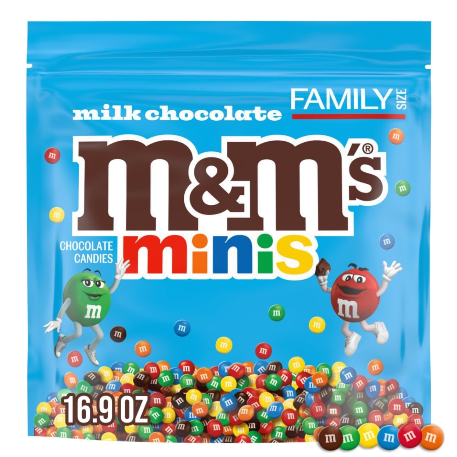 Milk Chocolate Assortment Bulk Candy Family Size Resealable Bag