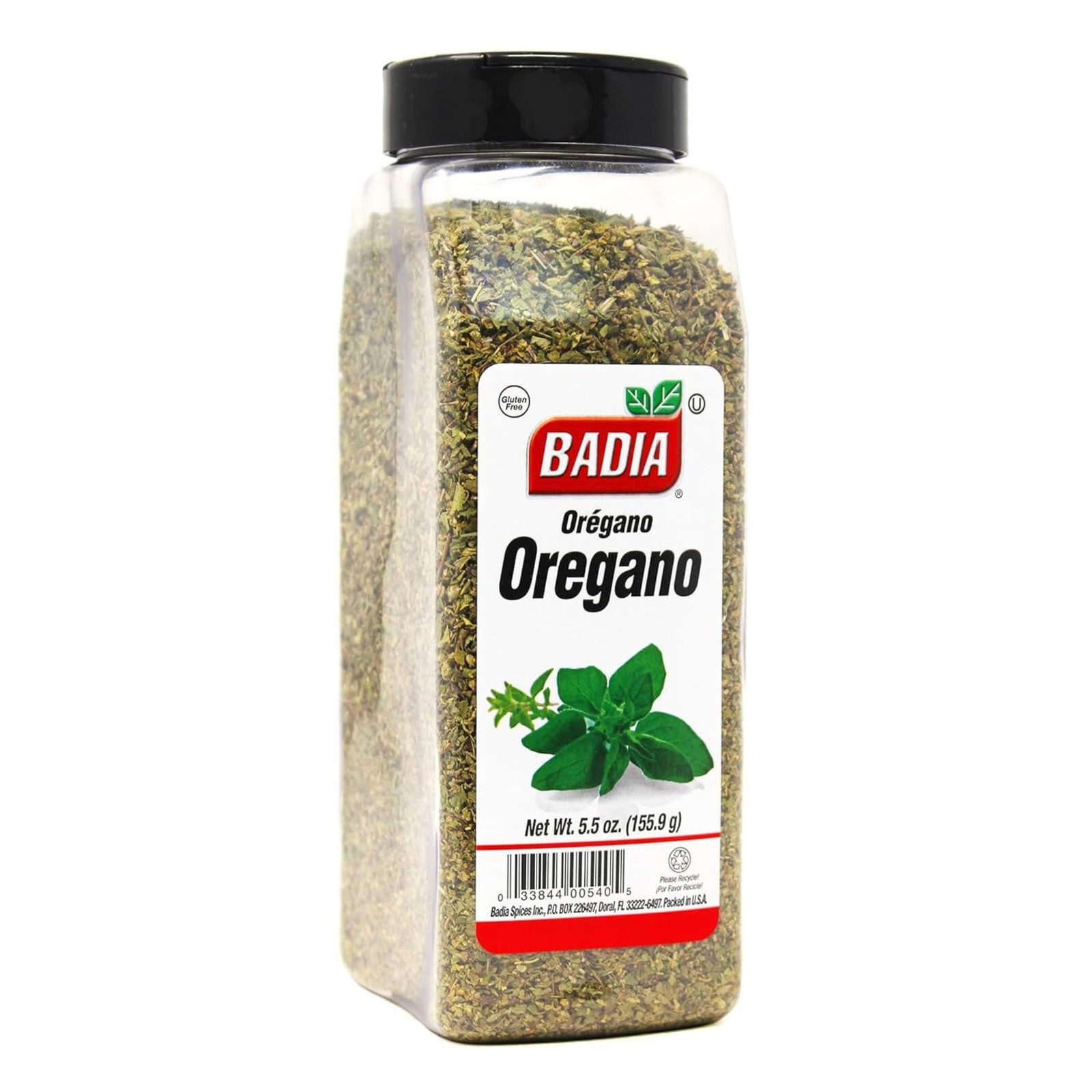 Badia Oregano Whole, 5.5 oz – Dried Leaves, Ounce (Pack of 1)