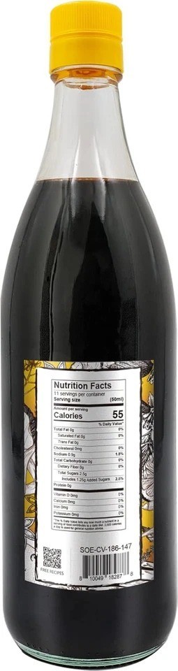 Chinkiang Vinegar 18.6 Fl Oz Chinese Black Rice Vinegar Cooking Sauce