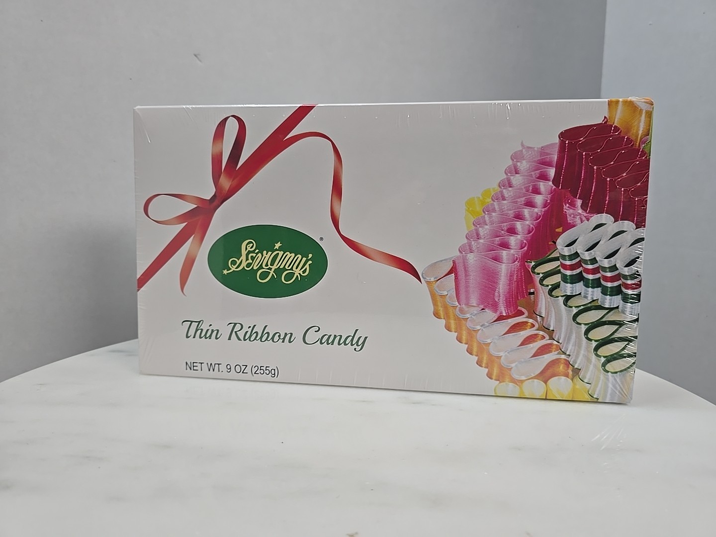 Sevigny’s ~ Thin Ribbon Hard Candy Christmas 9 oz., Expires 08/2027