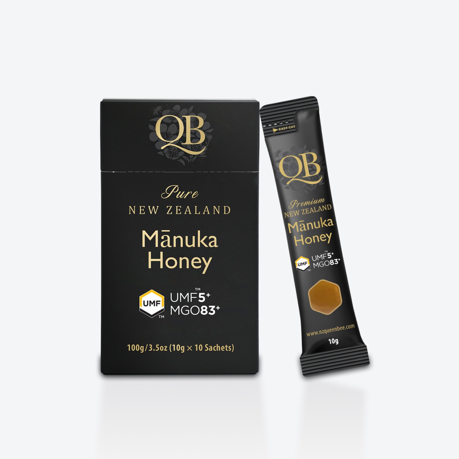 QB Manuka Honey UMF 5+, 10+, 15+, 20+, 25+ 250g Direct from NZ Manufacturer