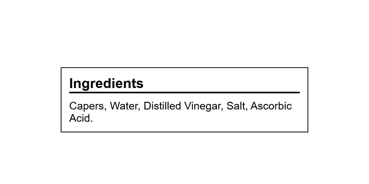 Sprout Capers in Vinegar – 3.5 oz – Pack of 2