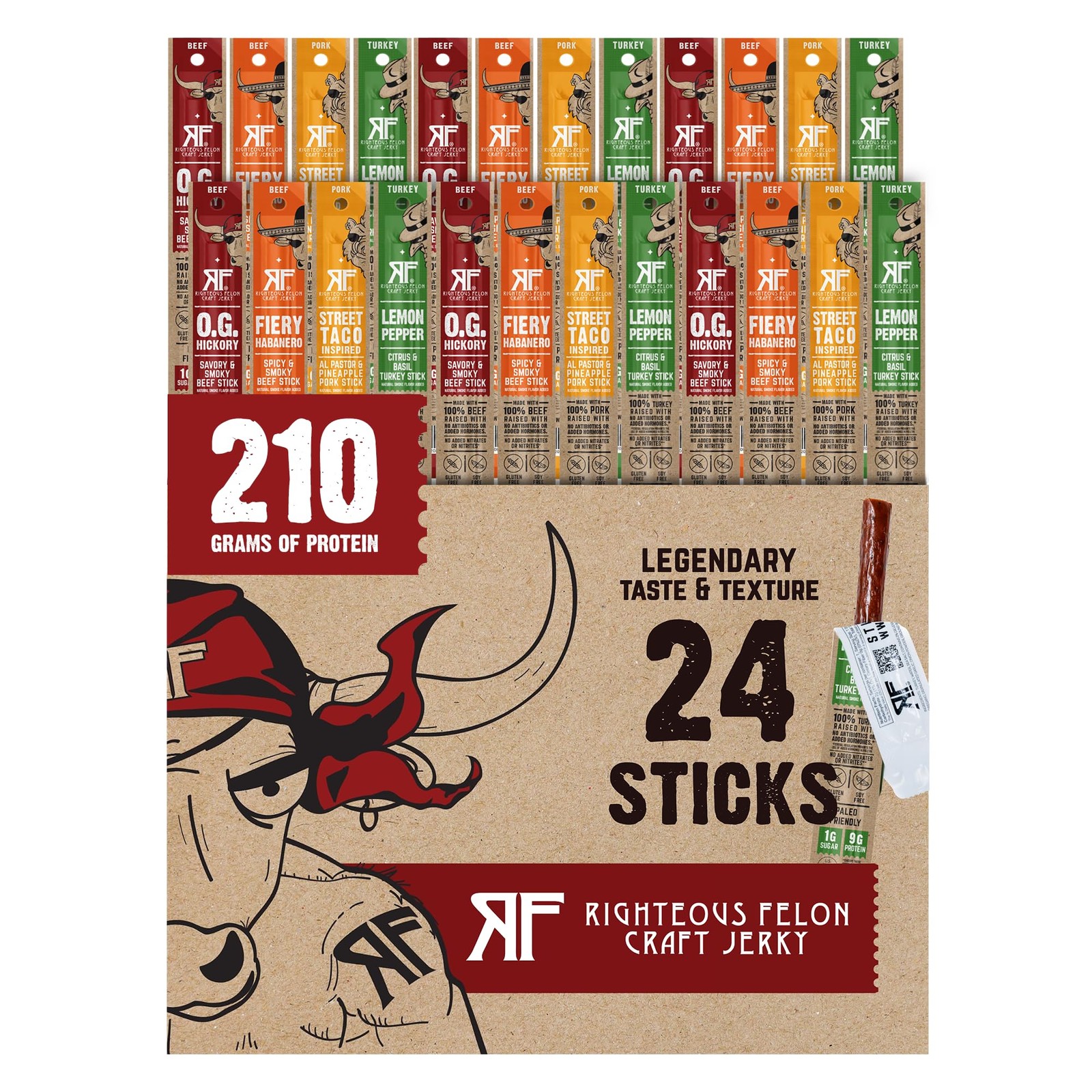 Meat Sticks Variety Pack | Healthy Snack for Adults | Gluten Free Keto Meat …