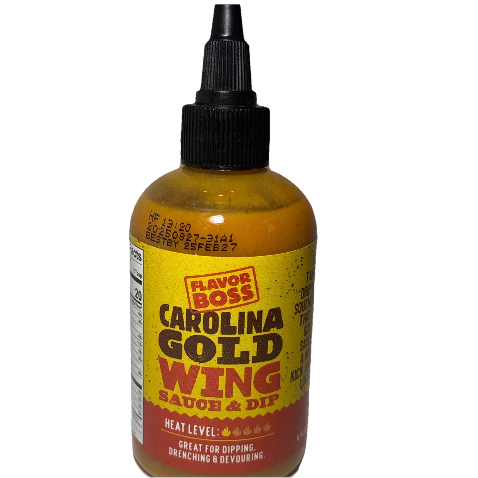 NEW Flavor Boss Carolina Gold Wing Sauce & Dip—4 Oz.