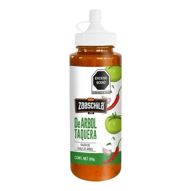 3X SALSA SAAZCHILA 🇲🇽 CHILE DE ÁRBOL TAQUERA 265g
