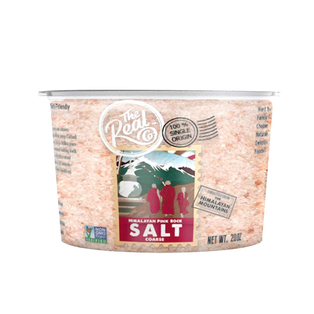 Single Origin Kosher Himalayan Pink Salt 20oz Tub Edible Salt Course Granulated