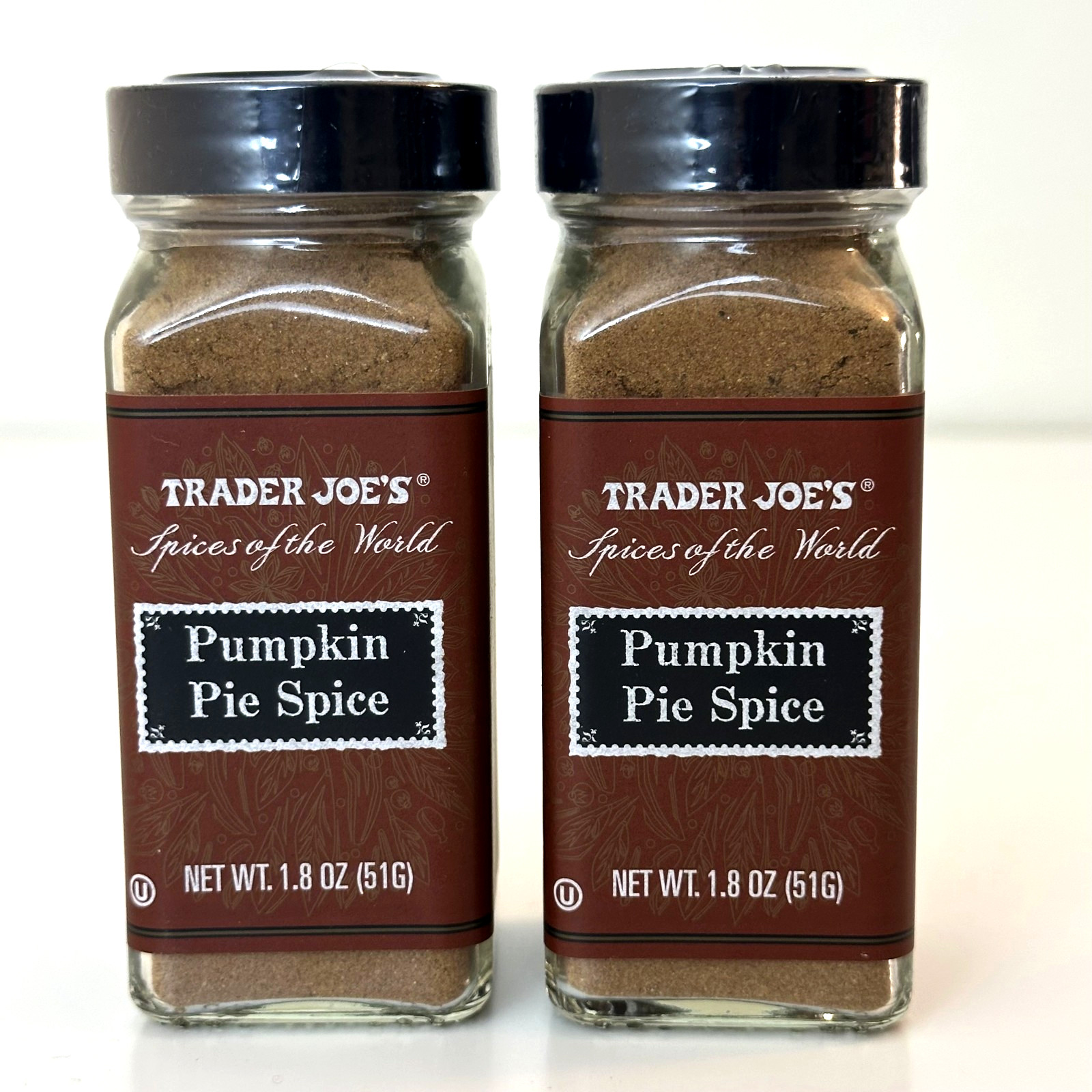2 Pack Trader Joe’s Pumpkin Pie Spice 3.6 oz. (1.8 x 2) Seasonal LIMITED