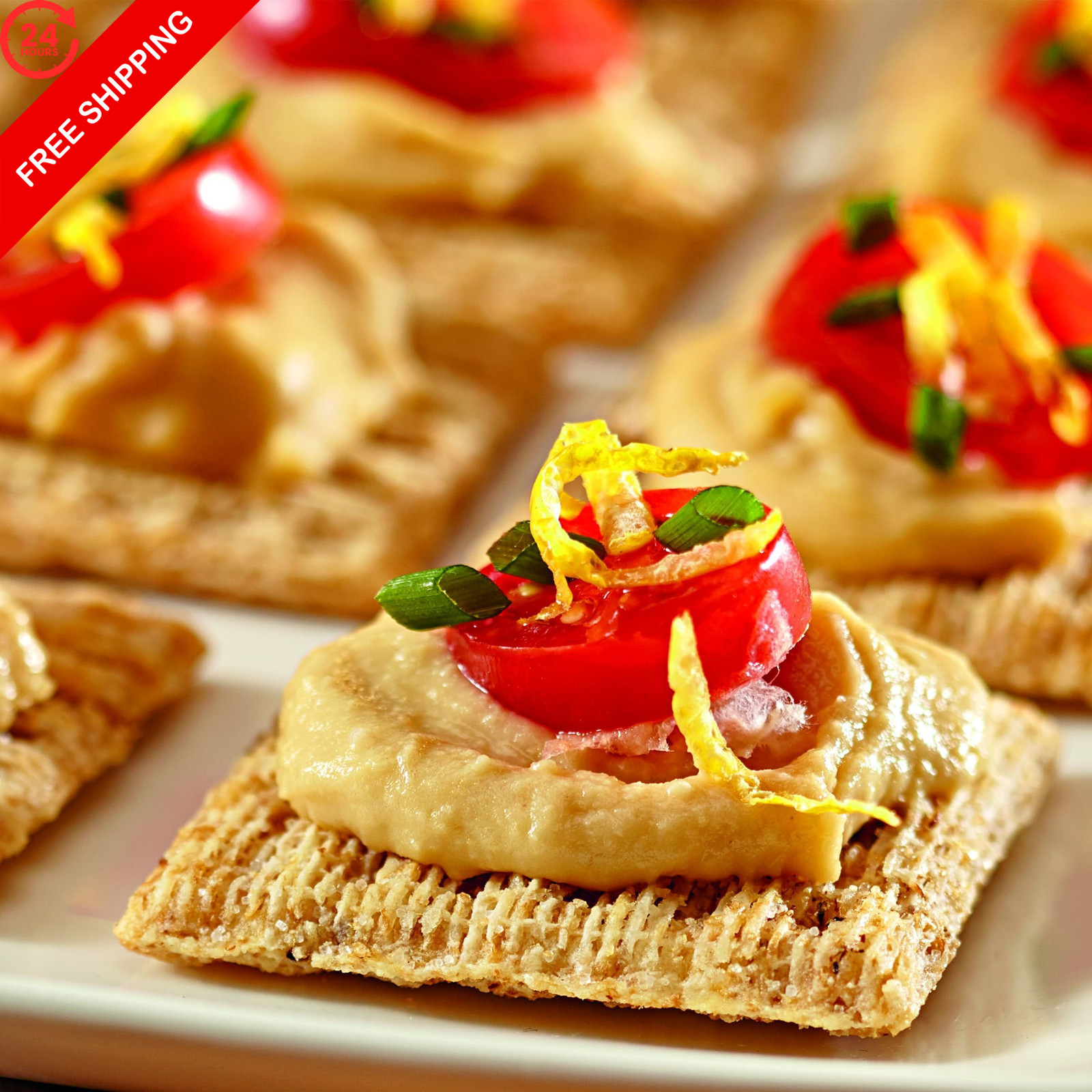 Triscuit Original Whole Grain Wheat Vegan Crackers and Thins Party Size
