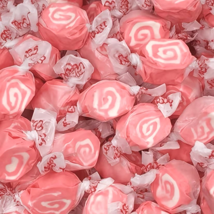 Taffy Town CINNAMON SWIRL Salt Water Taffy Bulk Candy | 1~2 LB | Free Shipping!