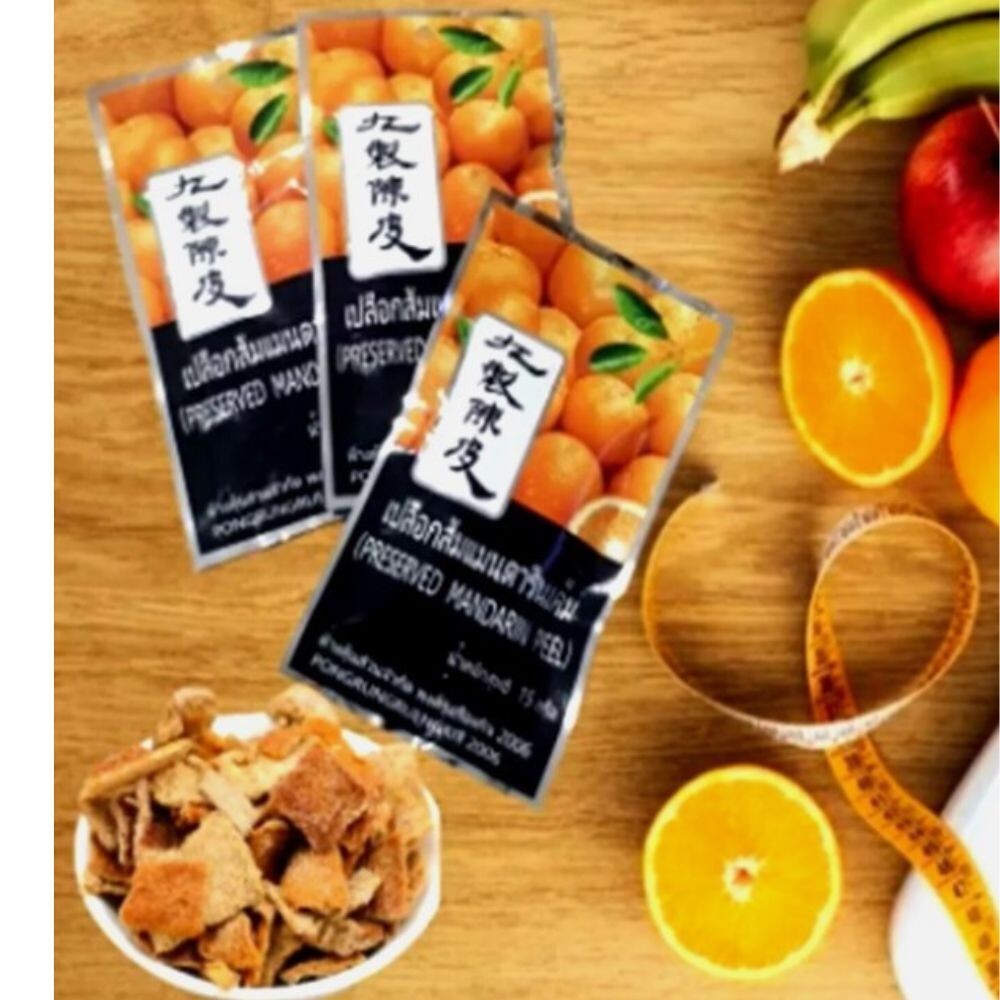 6 x Dried Orange Peel Snack Recipe Classic Nostalgic Preserved Fruit Natural