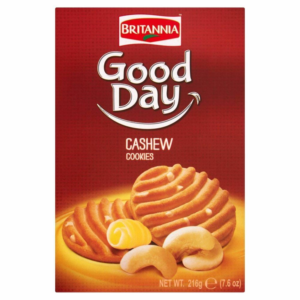 Britannia – Cashew Cookies – 216g – (pack of 4)