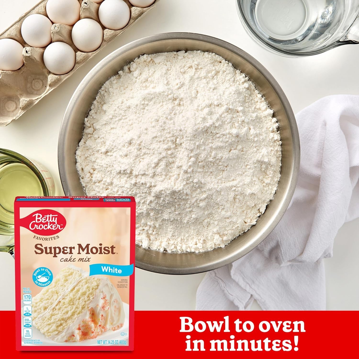Betty Crocker Favorites Super Moist White Cake Mix – 14.25 oz