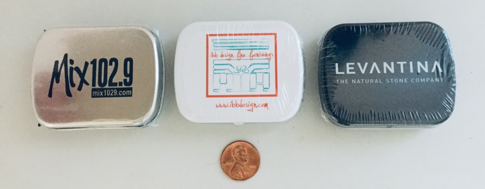 Lot of 3 Identical Random Branded Tins Peppermint Breath Mints Sealed SHIPS FREE