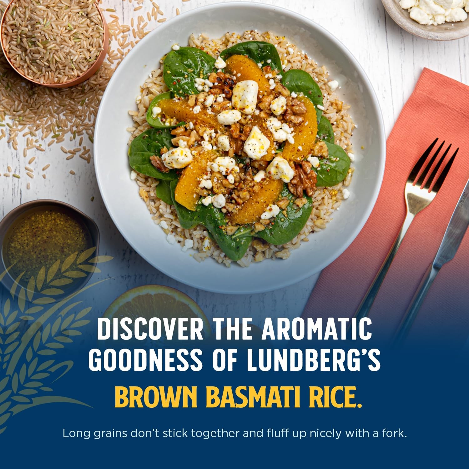 Lundberg Organic Basmati, Long-Grain Brown Rice – 2 Pound (Pack of 1),