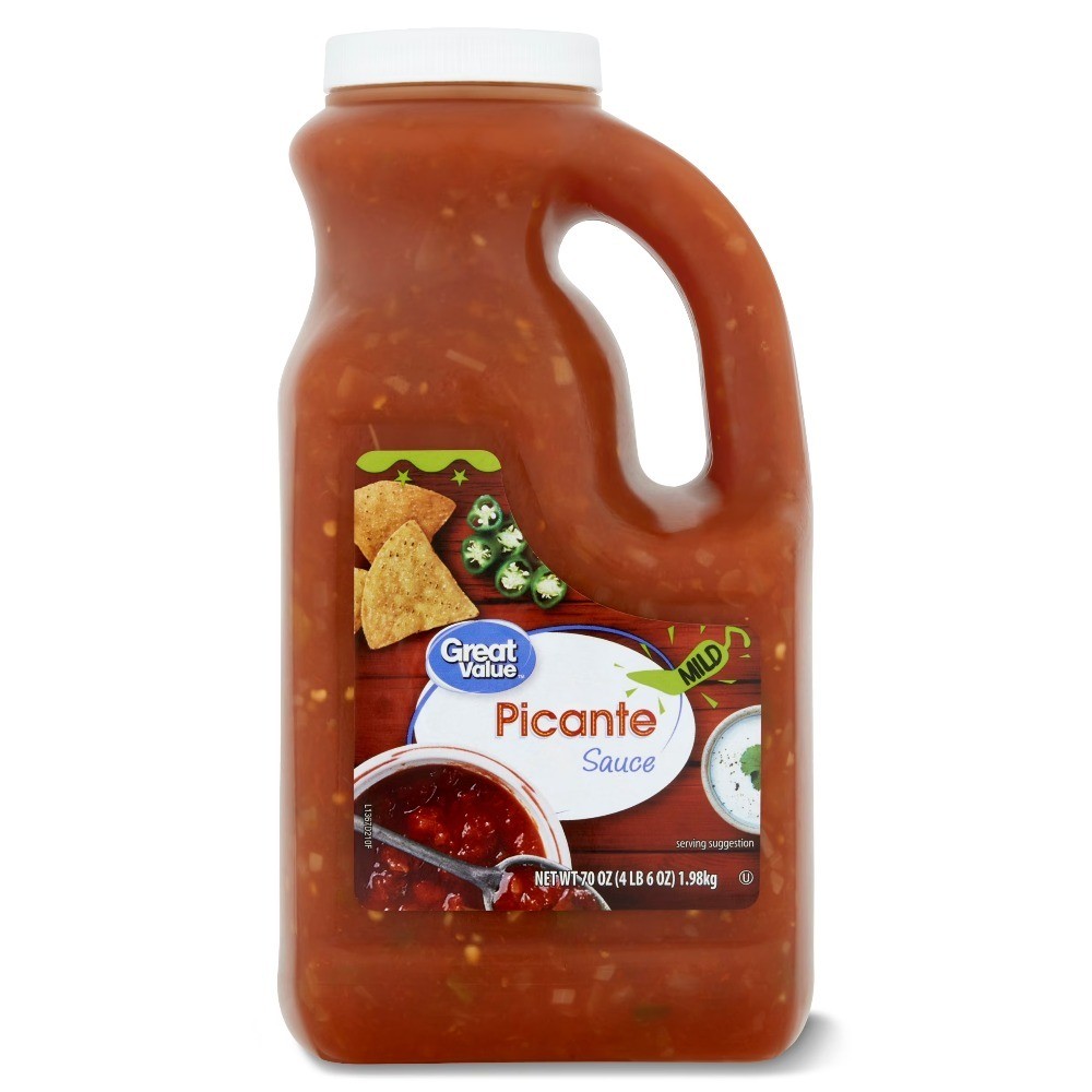 Mild Picante Sauce Medium Spicy Salsa Dip 70 oz Large Jar Mexican Homestyle