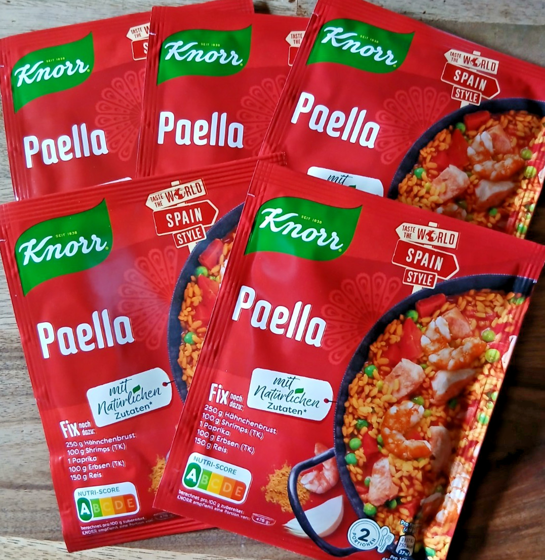 New! Knorr Paella (38.23/Lbs) 5 X 34G