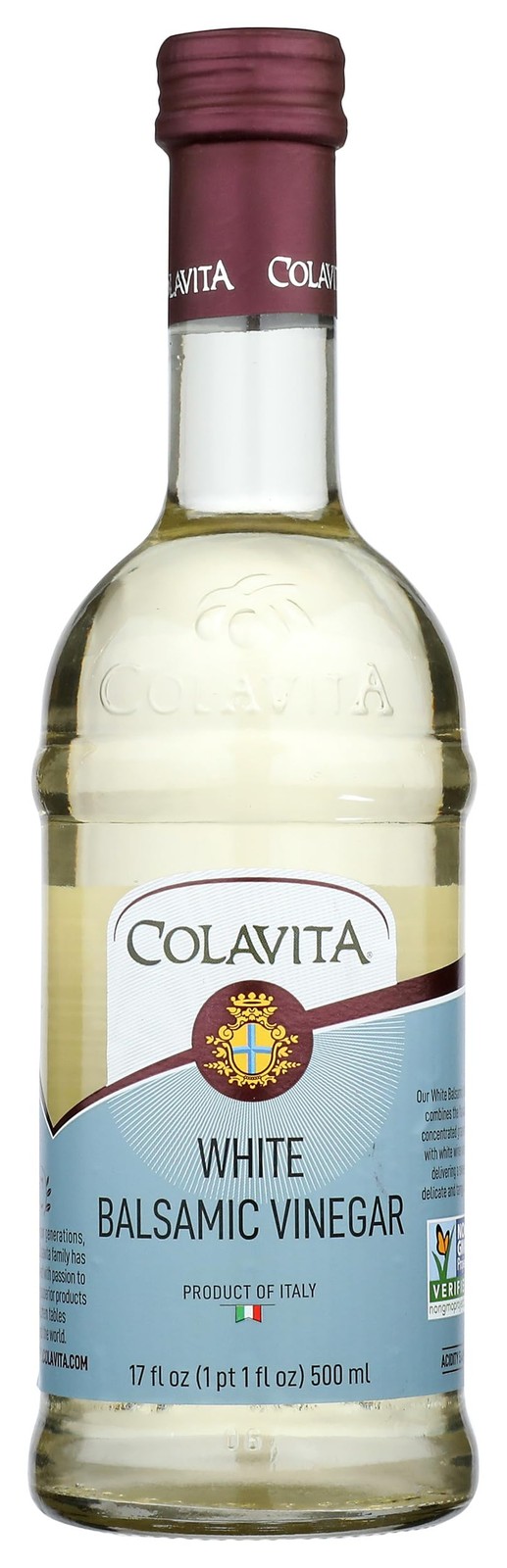 Colavita White Balsamic Vinegar, 17 Ounce 17 Fl Oz (Pack of 1)
