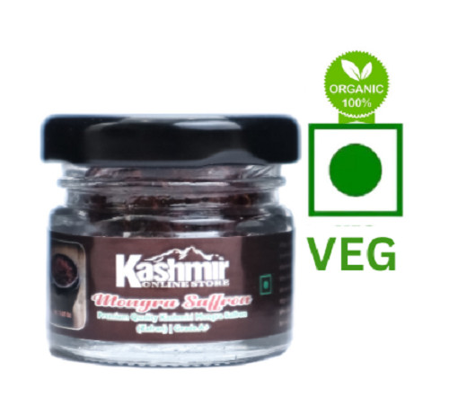 A+ Grade Premium Quality Red Kashmiri Saffron Original Pure 1Gm Kesar Spice Box.