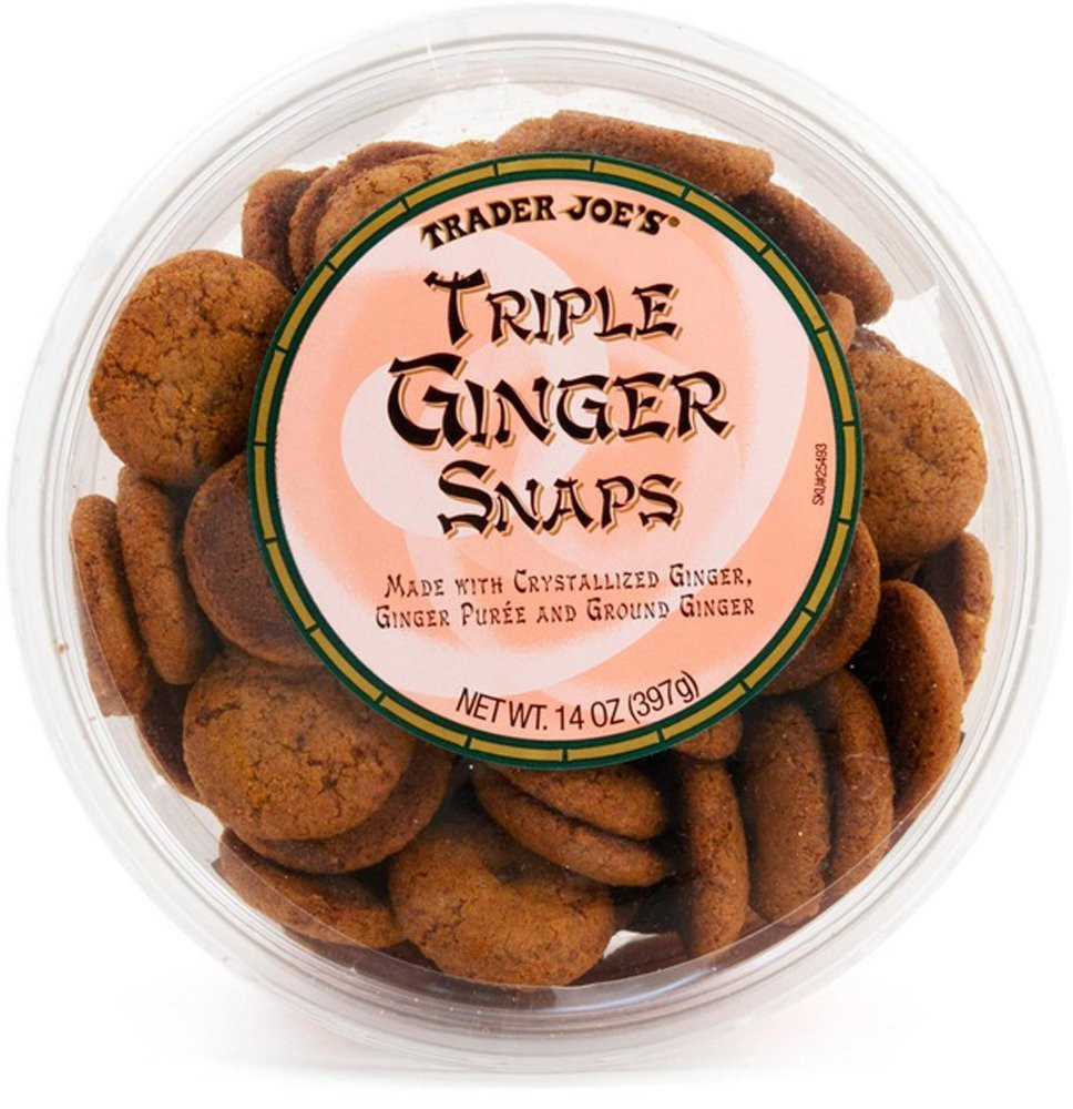 Trader Joe’s Triple Ginger Snaps Cookies 14 Ounce Pack Xlarge Size