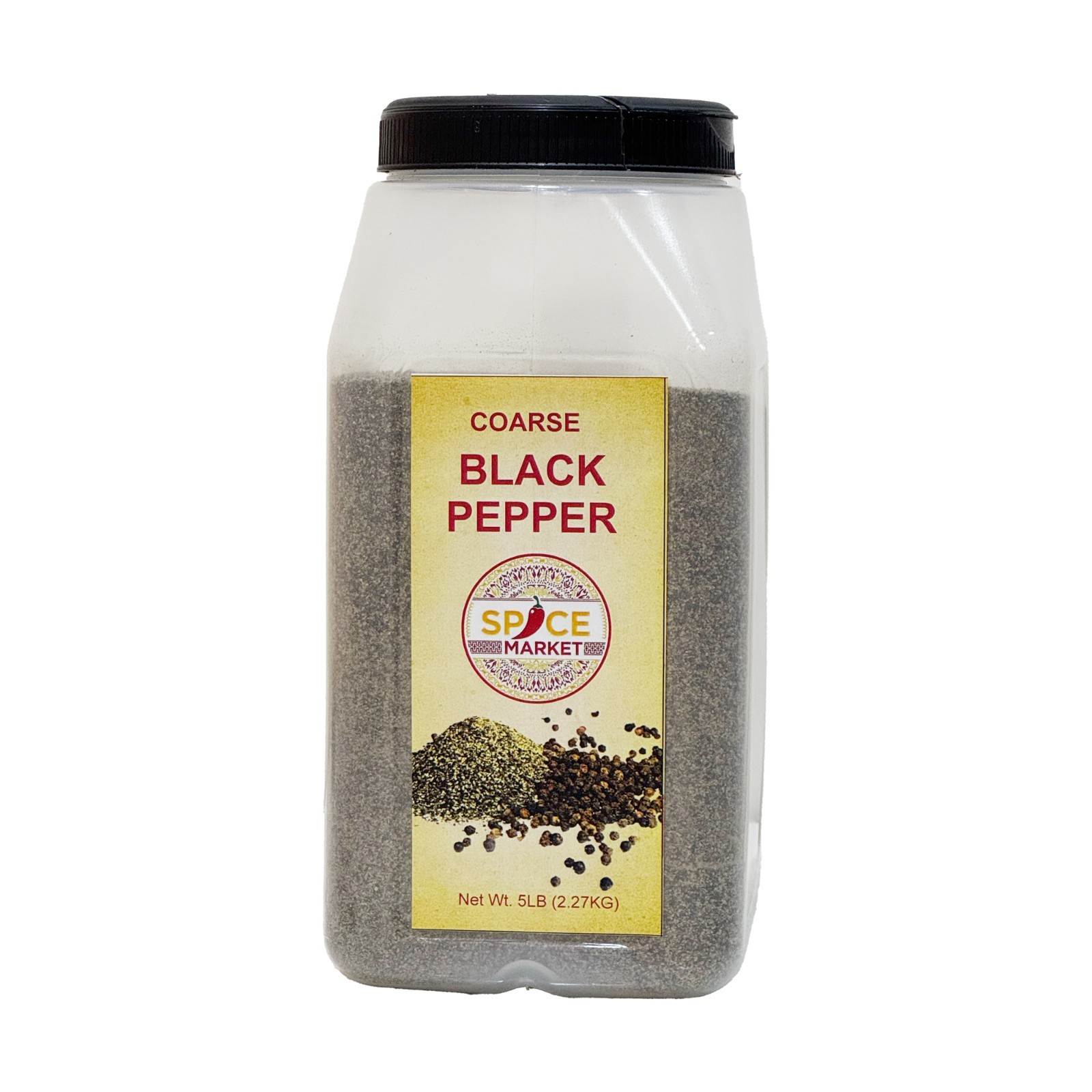 Black Pepper Coarse Powder 5 lbs. Jar
