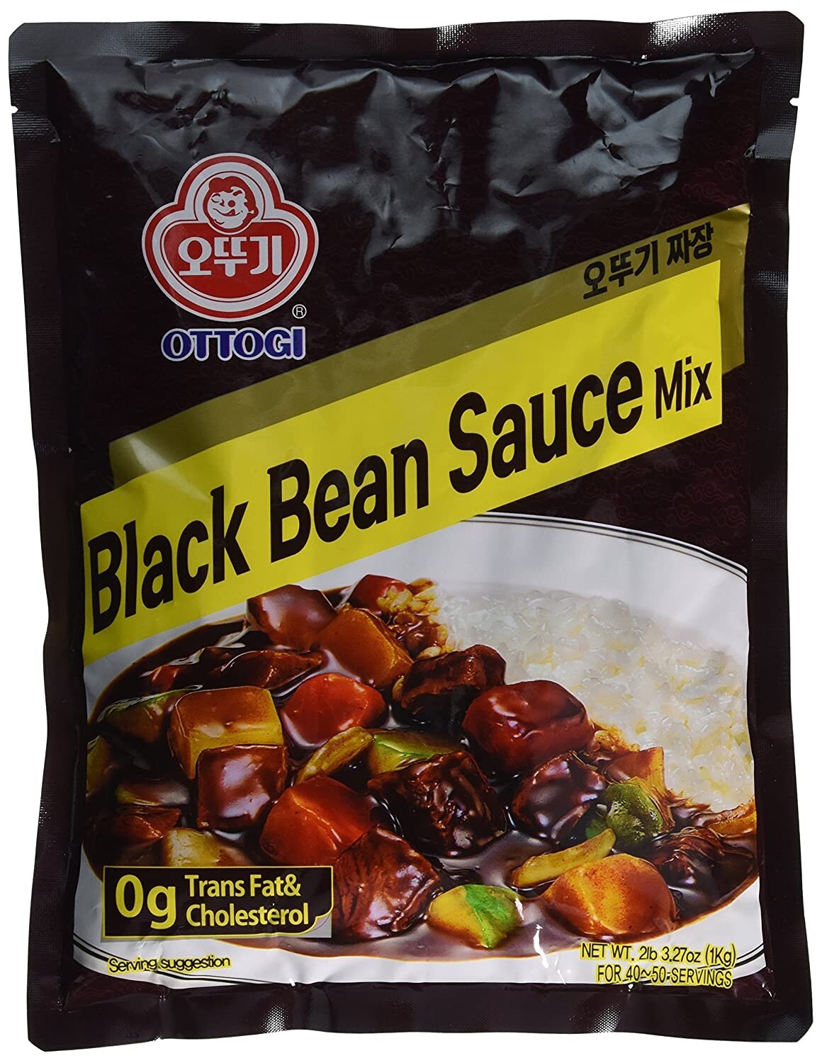 Ottogi Jjajang Korean Black Bean Sauce Mix Powder 1Kg Noodle Men 오뚜기 짜장 소스 믹스