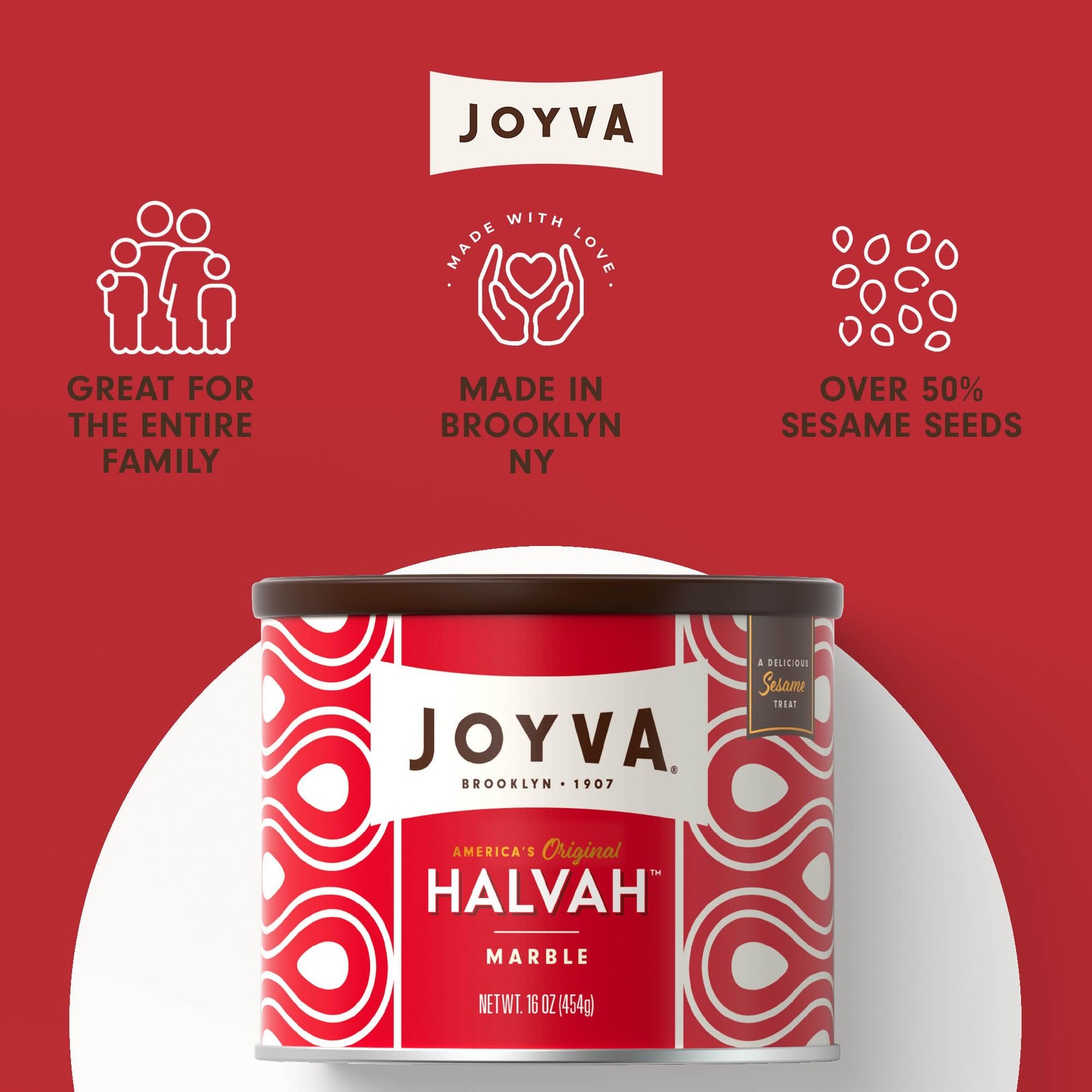 Halvah – A Deliciosa Golosina De Sesamo, 16 Oz, Caja De 1 Unidad | Kosher, P…