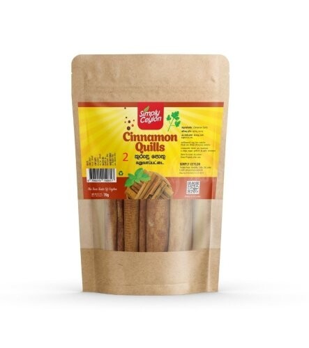 Ceylon Cinnamon Stick / Quills 70g “ True Cinnamon” Export Quality Free Shipping