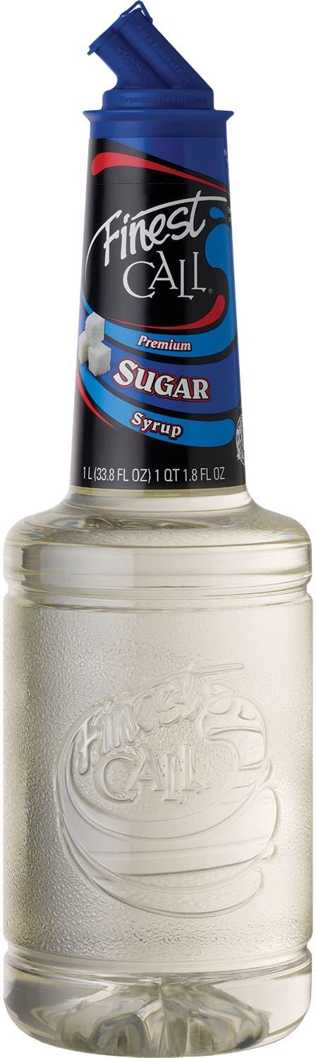 Finest Call Premium Simple Syrup 33.8 Fl Oz Cocktail Mix Pure Cane Sugar