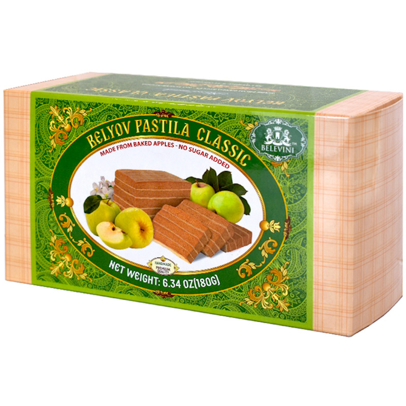 CLASSIC PASTILA with APPLE Sugar Free 180g BELEVINI BELYOV Made in Moldova