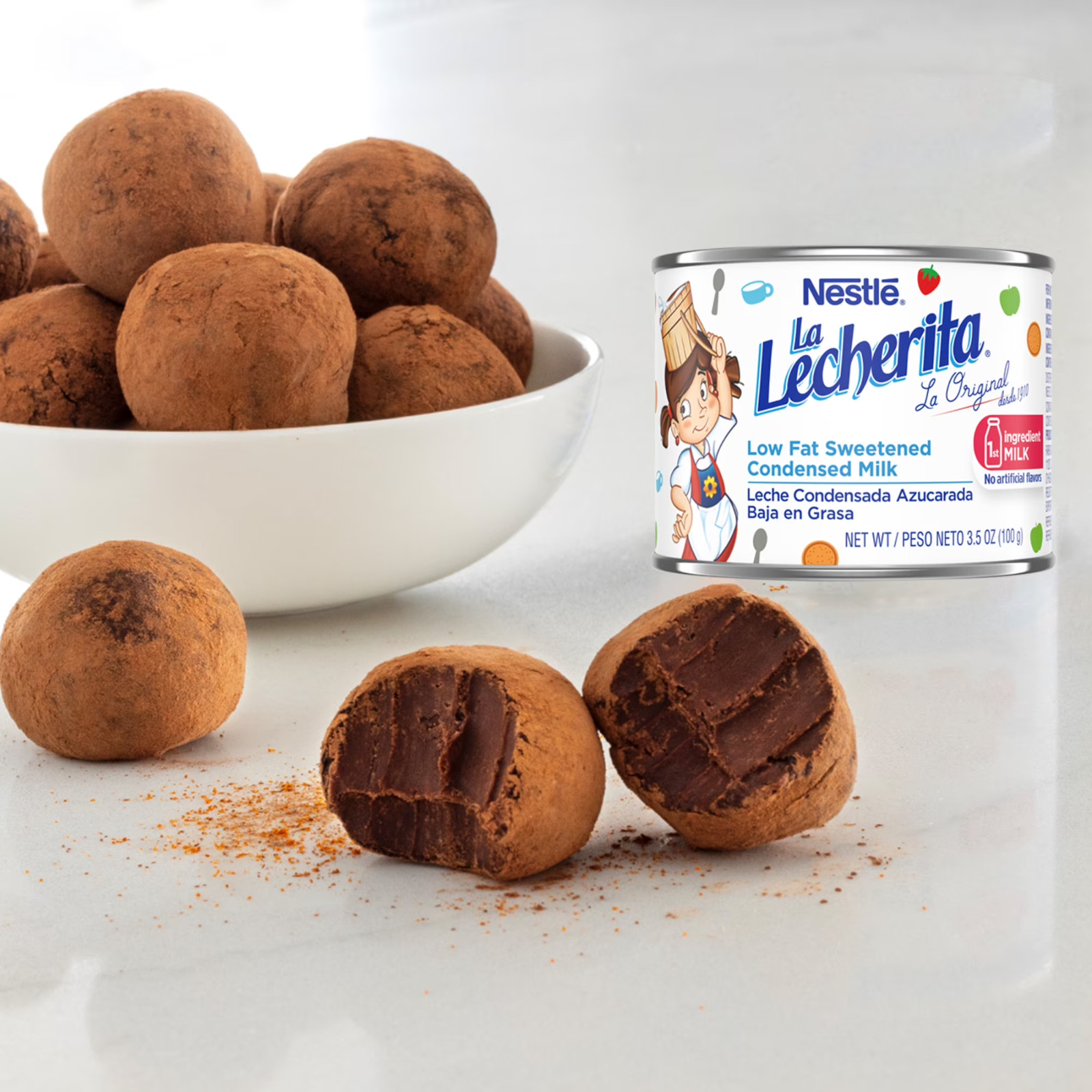 Nestle La Lecherita Low Fat Sweetened Condensed Milk for Valentine’s 3.5 oz,6pk