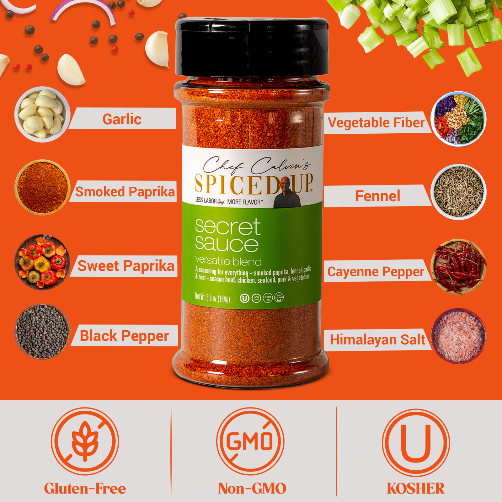 Secret Sauce & Asian Spice Seasoning | Kosher Cooking & Grilling Blend