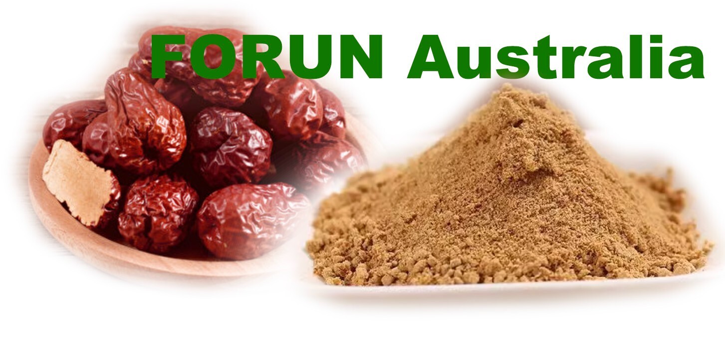 FORUN Organic Certified Red JUJUBE Powder (Red Date) 200G – Pure,Freeze Dried