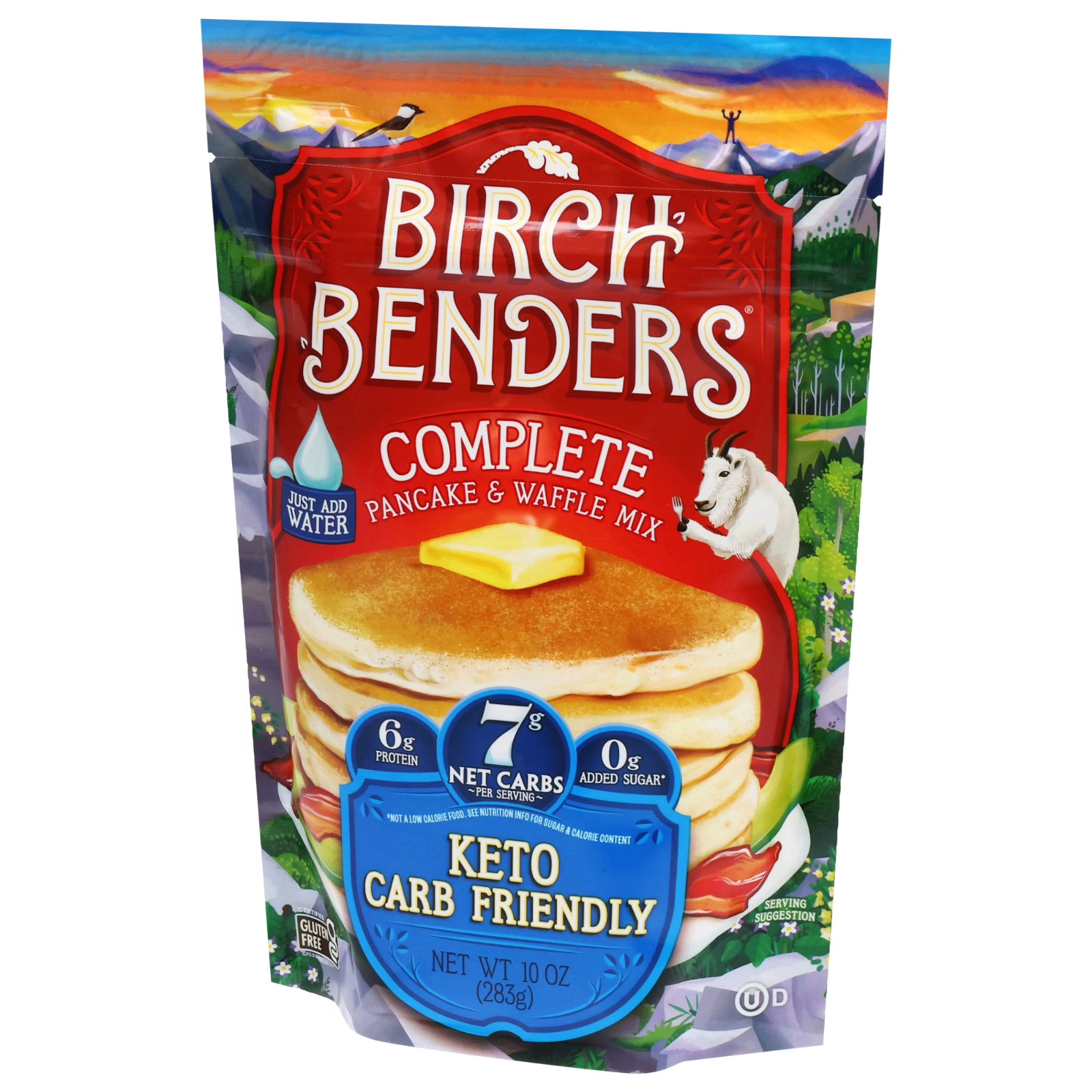 Birch Benders Keto Carb Friendly Pancake & Waffle Mix, 10oz