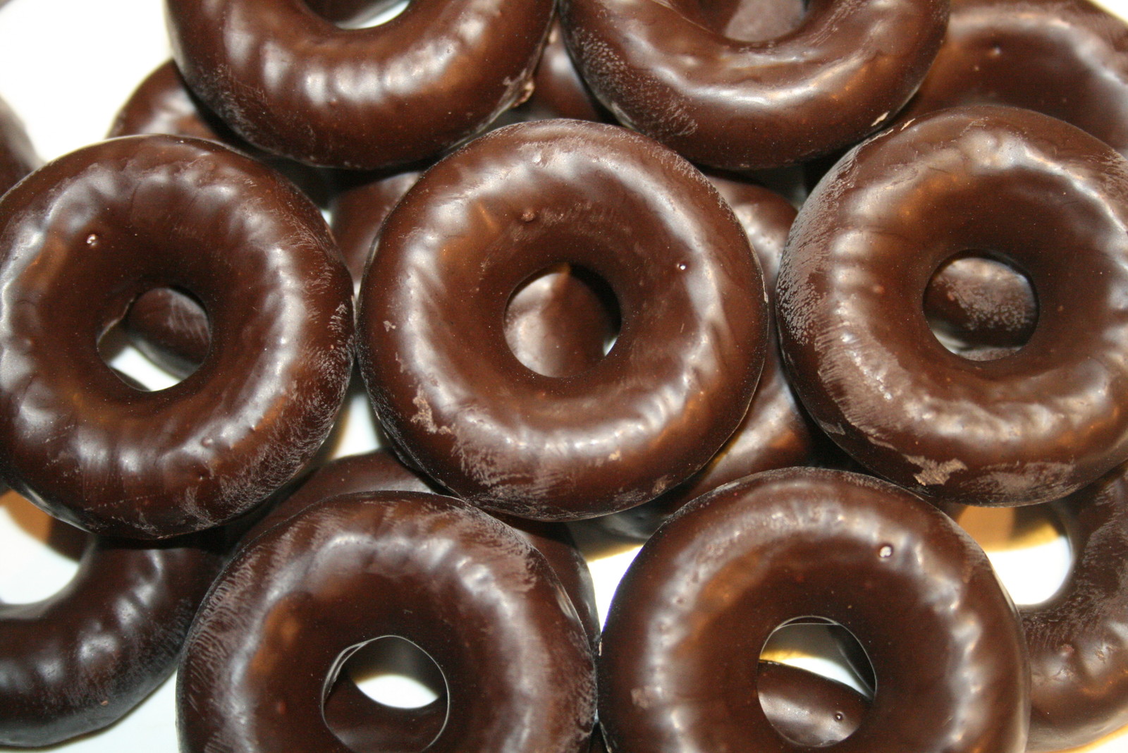 DARK CHOCOLATE COVERED JELLY RINGS, 2LBS